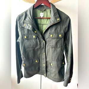 Preowned jcrew utility light jacket/coat